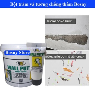  keo vá tường Bột trám khe nứt tường gỗ Bosny Wall Putty Bosny Thái Lan 