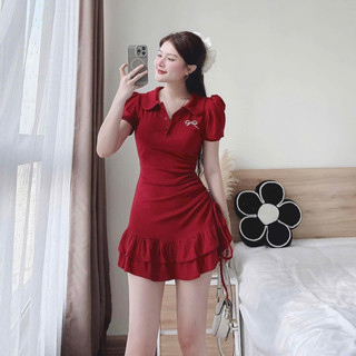 Đầm Body cổ yếm chéo