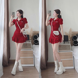 Đầm Body cổ yếm chéo