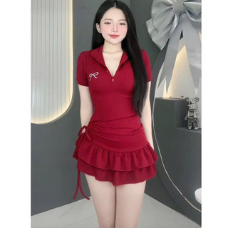 Đầm Body cổ yếm chéo
