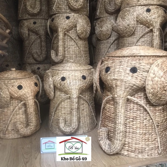 Sọt đựng đồ thanh lý hình voi-laundry basket