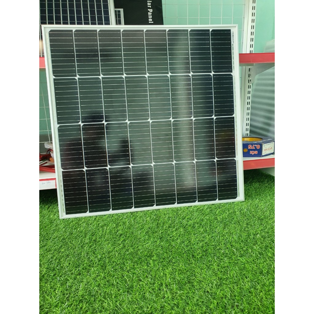 TÁM PIN NĂNG LƯỢNG MẶT TRỜI MÔN MẪU MỚI 100W SẠC CHO BÌNH ACQUY 12V HIỆU SUẤT CAO
