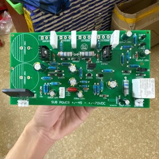  Mạch công suất sub loại 4 sò linh kiện  mạch sub 4 sò liền nguồn có mach bảo vệ công suất 250W 
