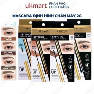  Bút Setting Eyebrow Mascara Định Hình Lông Mày Browit By NongChat Không Nhoè Không Trôi 