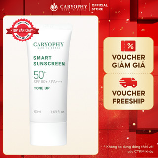 Kem chống nắng Caryophy tone up nâng tông trắng hồng dịu nhẹ làn da 50ml