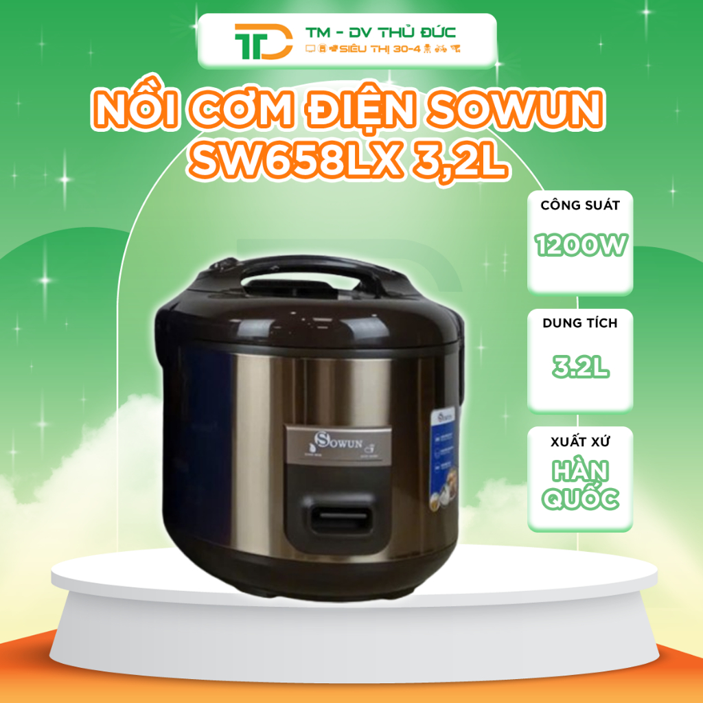 NỒI CƠM ĐIỆN SOWUN SW658LX 3,2L