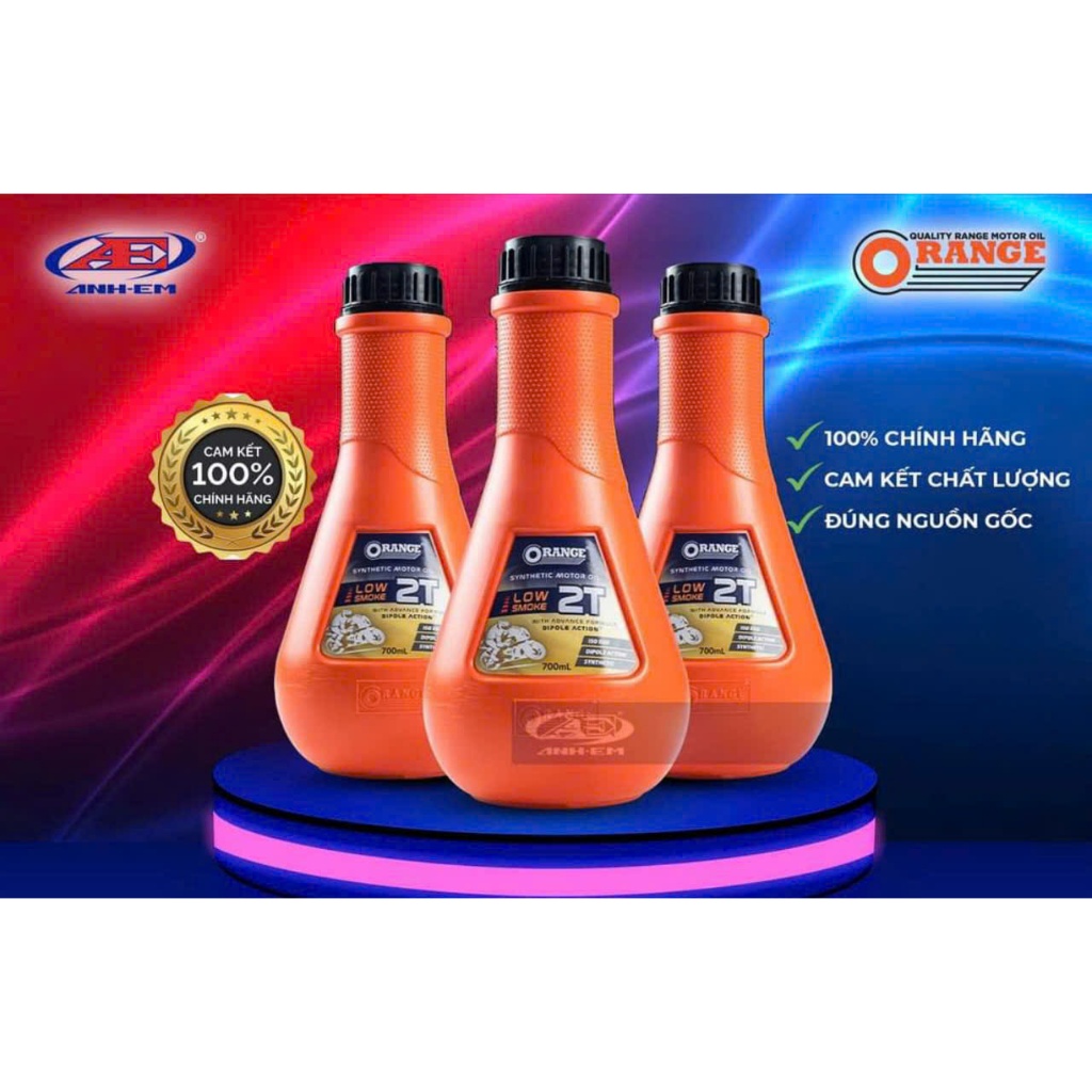 Nhớt thơm xe 2 thì ORANGE 700ml chính hãng