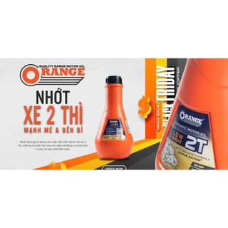 Nhớt thơm xe 2 thì ORANGE 700ml chính hãng