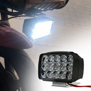 Đèn Pha Siêu Sáng 15 Bóng LED 12V-80V 30W Dùng Cho Xe Đạp Điện, Xe Máy Điện Chống Nước (Loại Tốt Nhất)