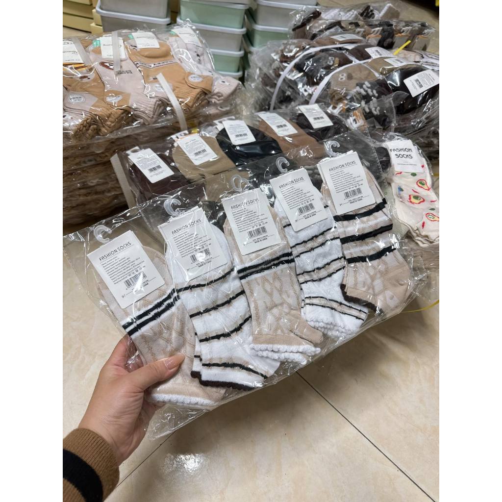 SET 10 ĐÔI TẤT LEN DỆT