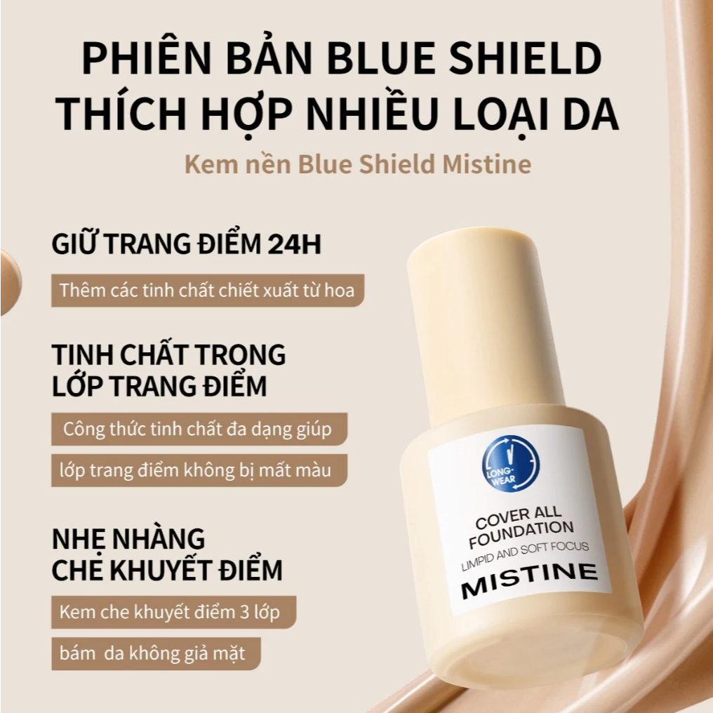 [MISTINE] Kem nền Mistine kiềm dầu, chống nước lâu trôi 30g