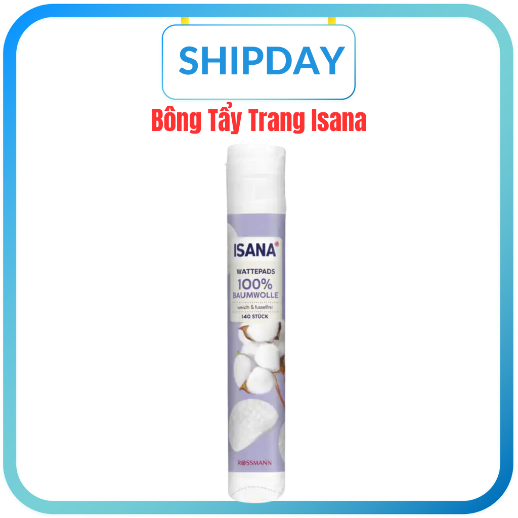 [Isana] BÔNG TẨY TRANG ISANA