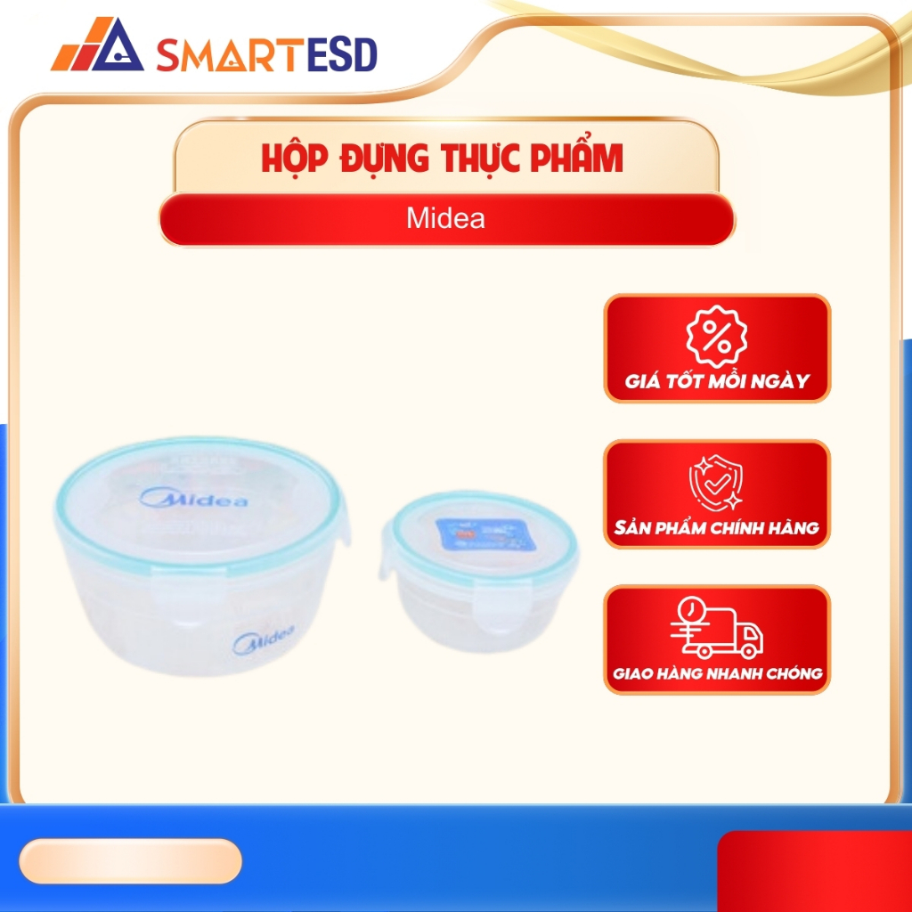 [QUÀ TẶNG KHÔNG BÁN] Hộp đựng thực phẩm Midea