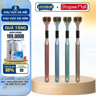 Bộ 4 Bàn Chải Đánh Răng LIGHTBULB, Chiếc Lông Mềm Bảo Vệ Lợi, Tay Cầm Gọn Nhẹ