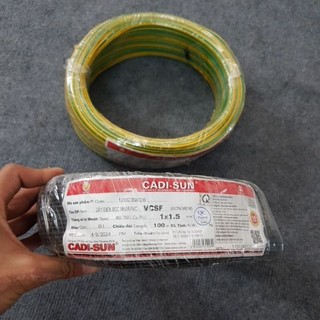 Dây điện đơn mềm, lõi đồng nguyên chất chính hãng CADISUN - dây dẫn chịu nhiệt