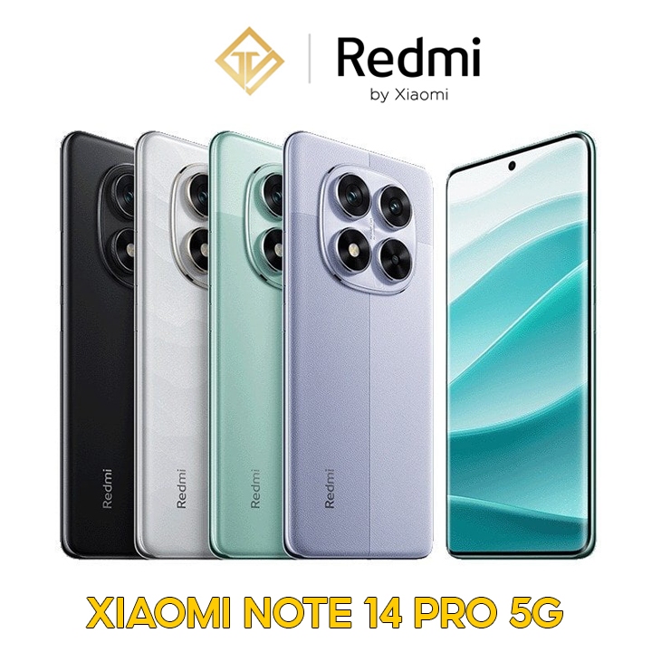 Điện thoại Xiaomi Redmi Note 14 Pro 5G , Dimensity 7300 Ultra, Màn hình cong , Rom tiếng việt - Hàng