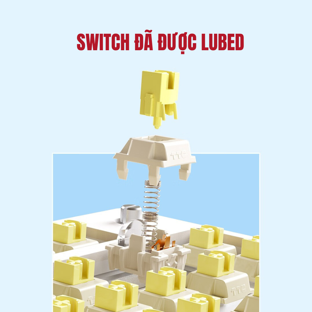 [Hàng Sẵn] Bàn phím cơ không dây Aula f75 mạch xuôi, 3 mode, hotswap, led rgb, full foam, keycap pbt double shot | BigBuy360 - bigbuy360.vn