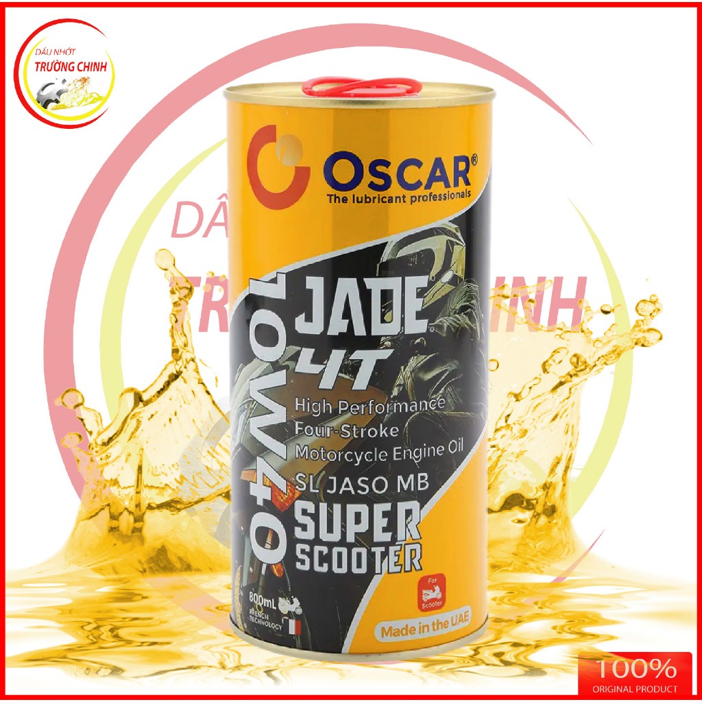 Nhớt Oscar Super Scooter tổng hợp 10W40 hàng nhập khẩu dành cho xe ga