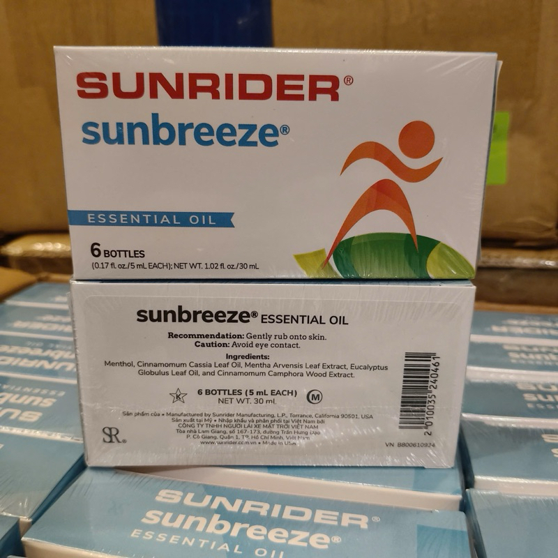Combo 3 Chai - Tinh dầu thần thánh mỹ Sun Breeze của tập đoàn Sunrider nhập khẩu Mỹ.