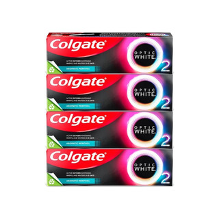 Kem Đánh Răng Colgate trắng răng Optic White Purple 100g công nghệ sắc tím, trung hòa ố vàng tức thì
