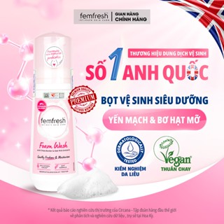 [NEW] Bọt vệ sinh phụ nữ cao cấp Femfresh - Giúp Dưỡng Ẩm, chống viêm, ngăn ngừa nấm ngứa, nuôi dưỡng bảo vệ vùng kín