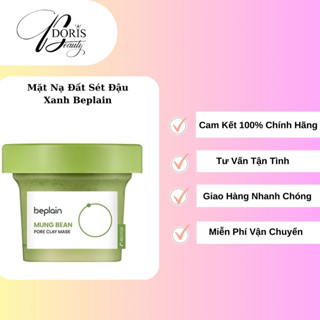 Mặt Nạ Beplain Đất Sét Đậu Xanh Kiềm Dầu Thu Nhỏ Lỗ Chân Lông, Giảm Mụn
