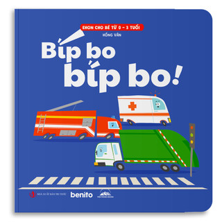 Sách - Bíp Bo Bíp Bo - Ehon Cho Bé 0-3 Tuổi - Giới Thiệu Về Các Phương Tiện Giao Thông