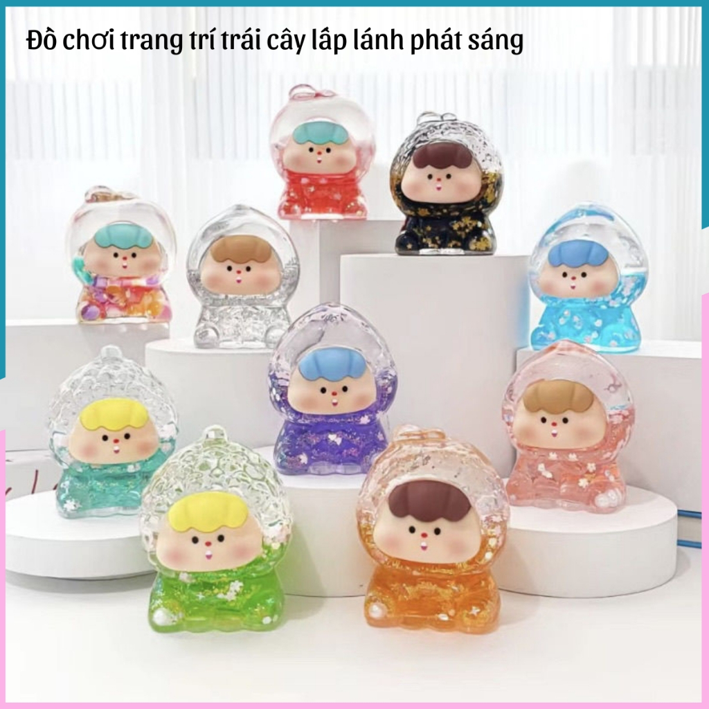 Charm nước moi moi trái cây dễ thương size lớn có thể dùng để trang trí