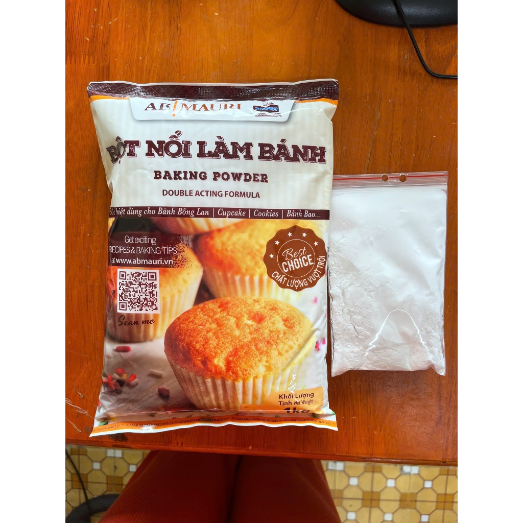 (50g - 500g) Bột Nổi / Bột Nở Làm Bánh (Baking Powder) AB Mauri Chiết lẻ