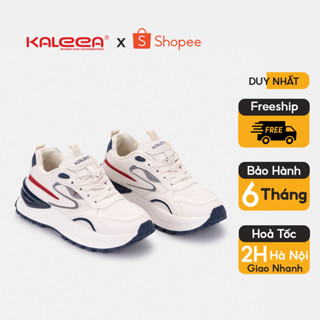   Hoả tốc HN  Giày Thể Thao Nam Nữ Chính Hãng Kaleea Sneakers Độn Đế Đi Êm Thoáng Khí Cao 4,5p - T115 
