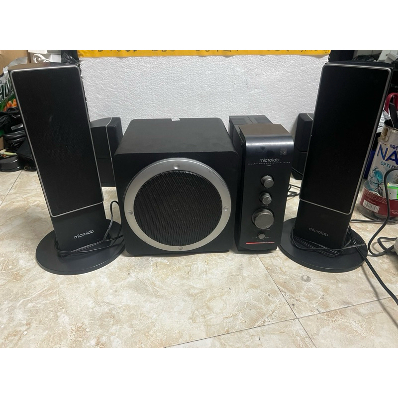 Loa Microlab cũ amply rời