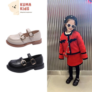 [SALE] Giày búp bê bé gái mary jane da mềm Kuma Kids, giày bệt vintage cho bé 2 đến 4 tuổi chống trượt BN56 HaBu