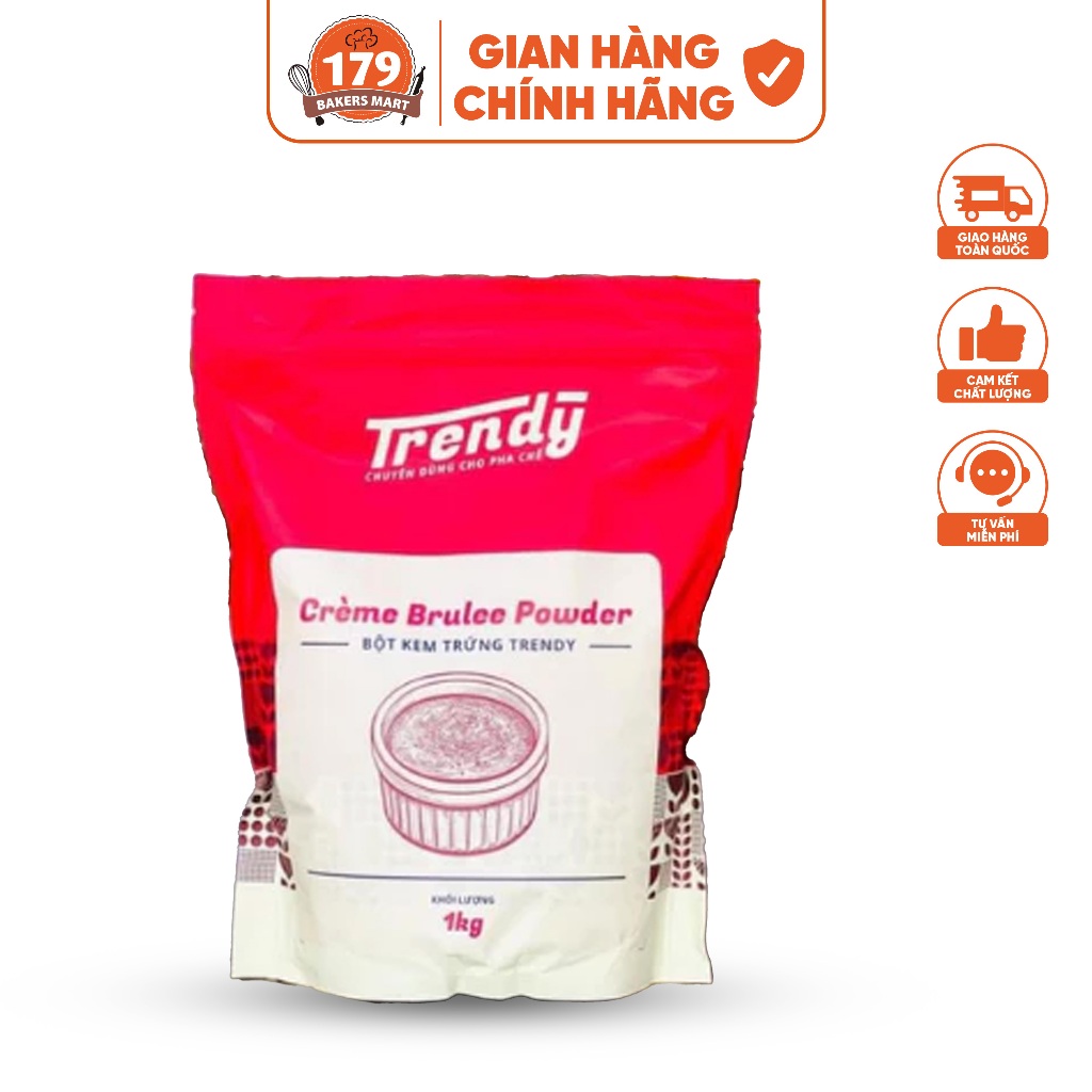 Bột kem trứng Trendy - 1Kg