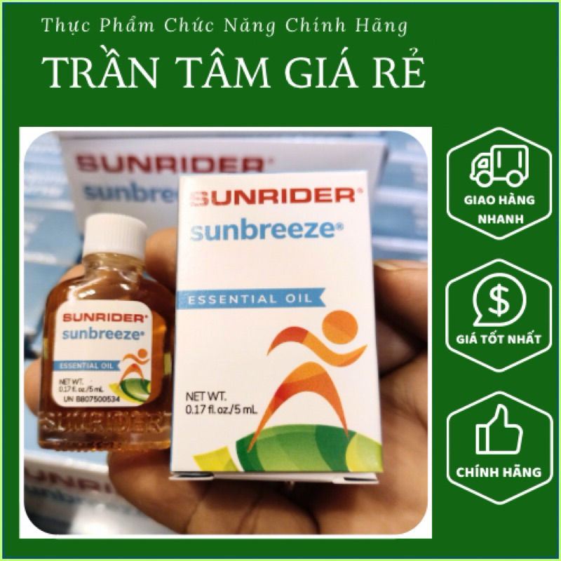 Combo 1 hộp 6 chai - Tinh dầu thần thánh mỹ Sun Breeze của tập đoàn Sunrider nhập khẩu Mỹ.