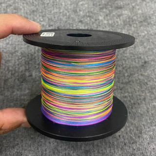  Dây Dù Câu Cá 7 Màu Phủ Sáp X12 - Dây PE Câu Cá X12 Cuộn 300M Câu Lục Câu 3 Tiêu 