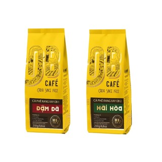 Cafe Cà phê rang xay Ông Bầu OB1, OB2 250g
