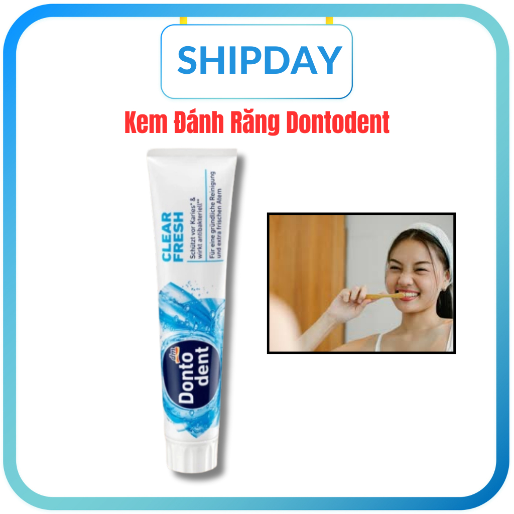 [Clear Fresh] Kem đánh răng Dontodent 125ml
