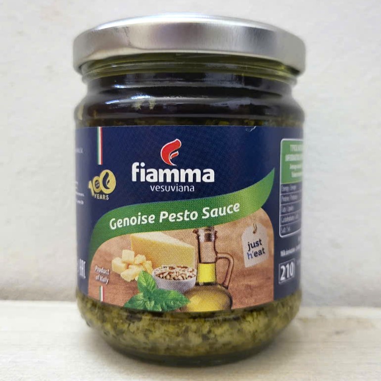 FIAMMA (Lọ TT 180g) SỐT PESTO RAU HÚNG QUẾ VESUVIANA Homestyle Genoise Pesto Sauce