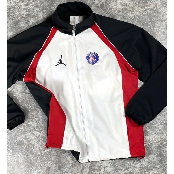 Áo Khoác Nhẹ Paris Nam - Nữ 2 Lớp Chống Nắng PSG Phối 3 Màu Thời Trang Form Xuông Thể Thao - Áo Khoác Dù Unisex