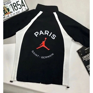 Áo Khoác Nhẹ Paris Nam - Nữ 2 Lớp Chống Nắng PSG Phối 3 Màu Thời Trang Form Xuông Thể Thao - Áo Khoác Dù Unisex