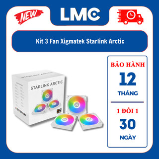 Kit 3 Fan tản nhiệt Xigmatek Starlink