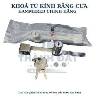 [Chính hãng] Khóa tủ kính răng cưa Hammered (Khóa răng cưa cho tủ kính dầy 3-5mm)