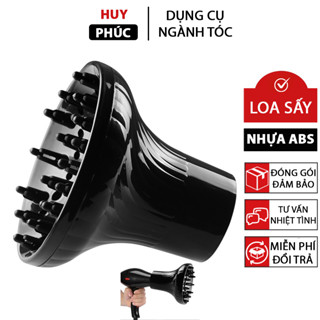 Loa sấy tóc xoăn to, đầu ống sấy tóc xoăn đa năng