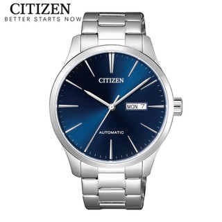 Đồng hồ nam citizen automatic dây thép không gỉ nh8350-83l - mặt xanh