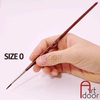 [ARTDOOR] Cọ vẽ Đầu Tròn HAND (ZBS) thân Nâu