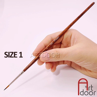 [ARTDOOR] Cọ vẽ Đầu Tròn HAND (ZBS) thân Nâu