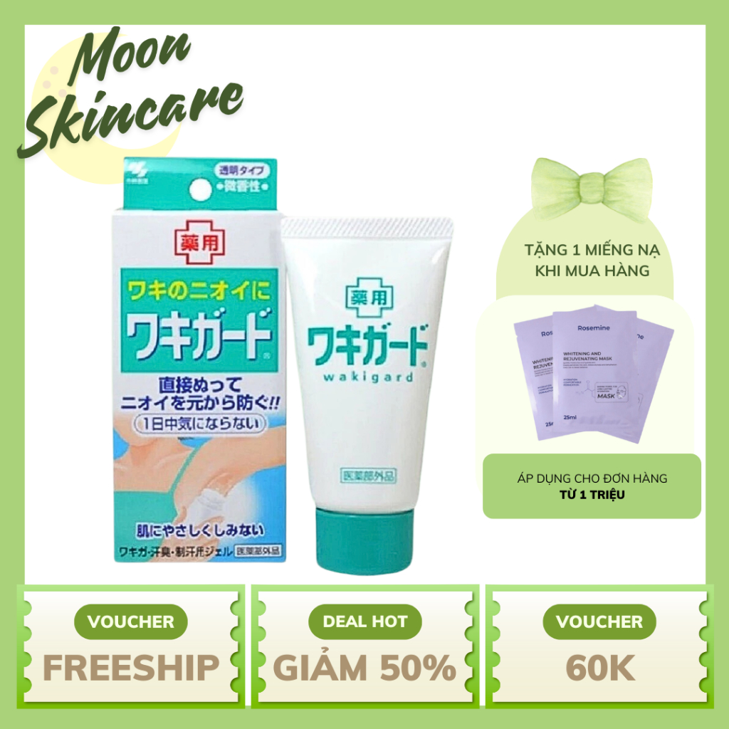 Lăn gel khử mùi hôi nách 50g Kobayashi Nội Địa Nhật Bản
