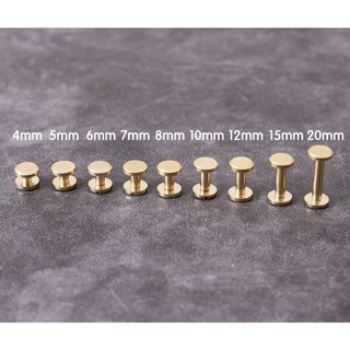 Vít vặn đồng niken, phụ kiện túi ví (5 bộ)