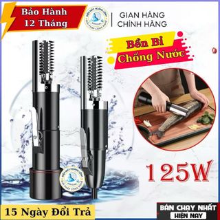  Máy Đánh Vảy Cá Cầm Tay Công Suất 125W THẾ HỆ MỚI dùng pin hoặc điện ,đánh vảy tất cả các loại cá,chống nước 