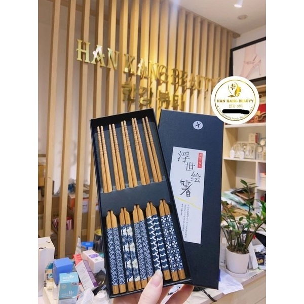 Đũa Tre Nhật Bản Vỉ 5 Đôi Kokusai